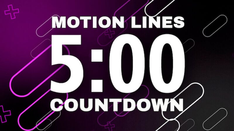Motion Lines Countdown